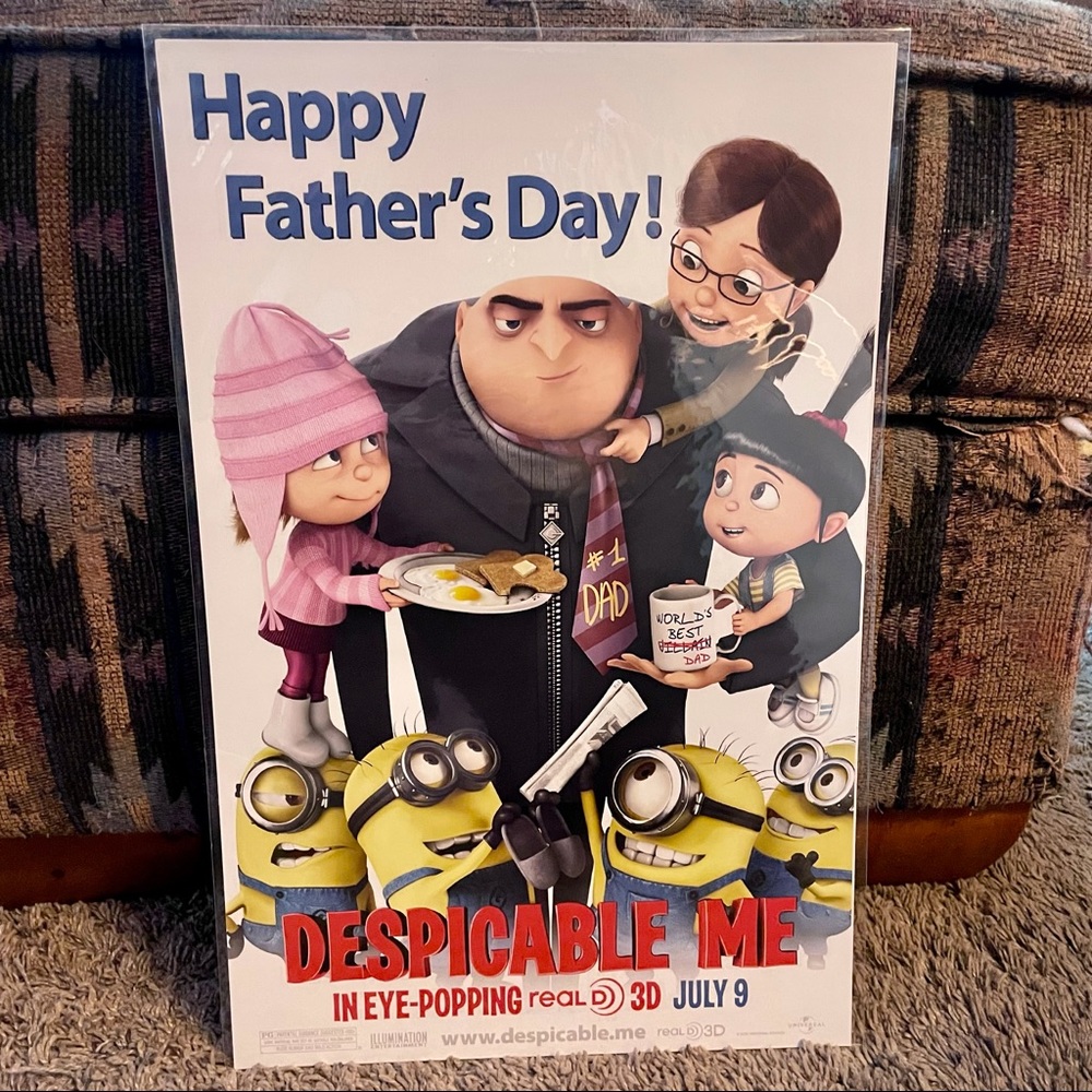 NEW Despicable Me Happy Father’s Day Poster